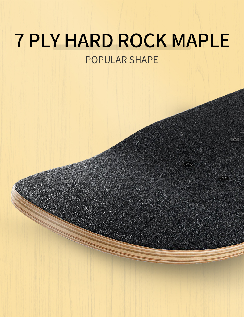100% Hard Rock maple skateboards BOILING brand professional skateboard