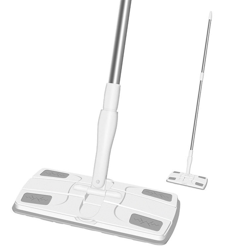 Commercial flat mop system industrial heavy duty microfiber flat head floor mop with aluminium pole