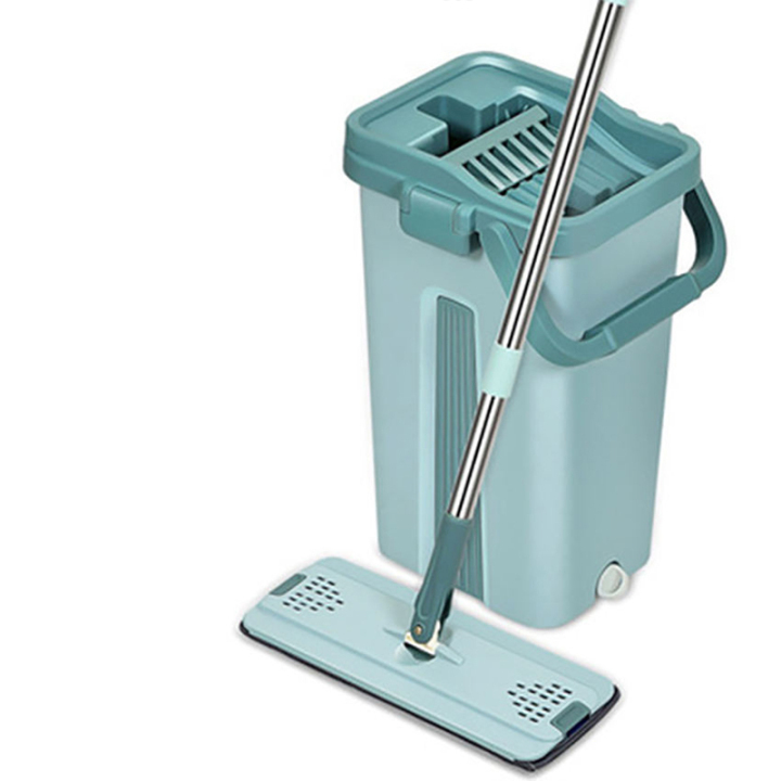 Portable Commercial Mop Bucket Set 30L Capacity Cleaning Cart Mop For