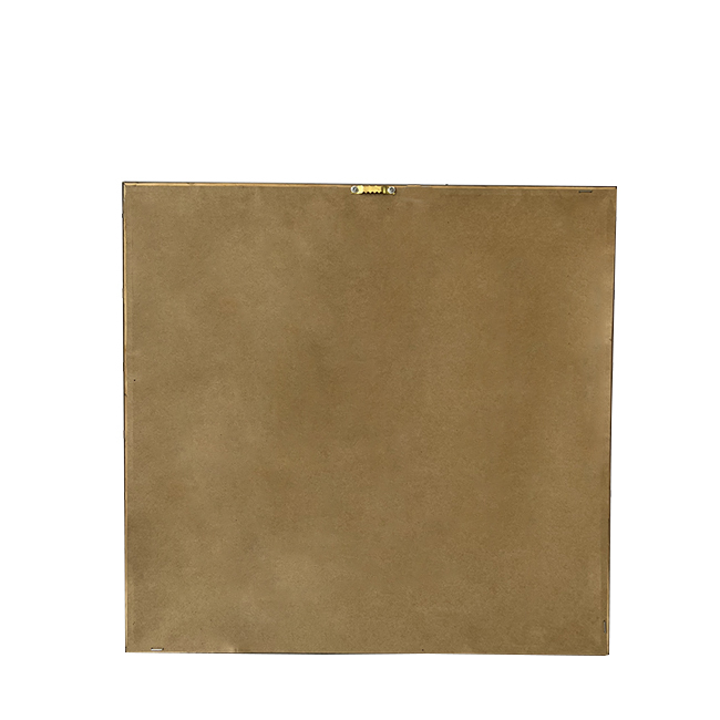 Leaf linen canvas framed