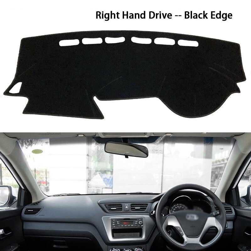 For Kia Rio 2011 2015 2017 2021 Car Dashboard Cover Mat Avoid Light Pad Instrument Panel Carpets parts