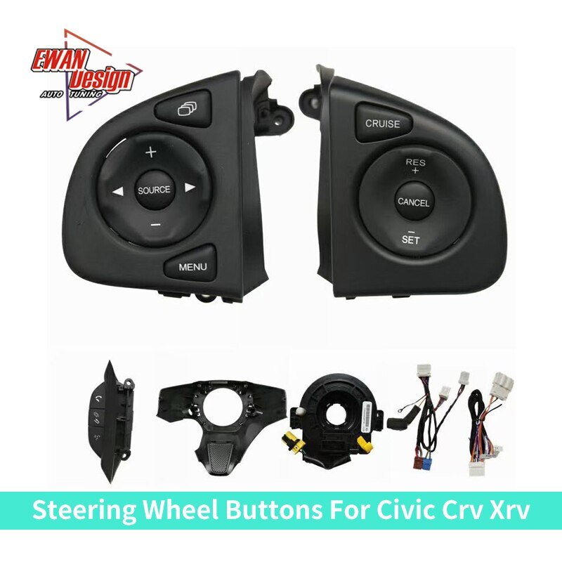 Steering Wheel Key Buttons for Civic Crv Xrv
