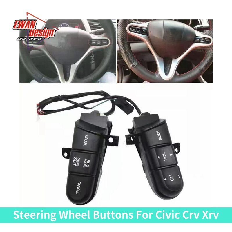 Steering Wheel Key Buttons for Civic Crv Xrv