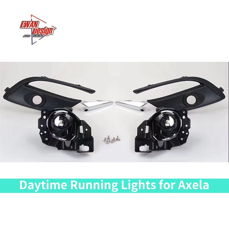 1/Set 2PCS New Type Style Light DRL Fog Lamp  For Axela 2016 - 2019