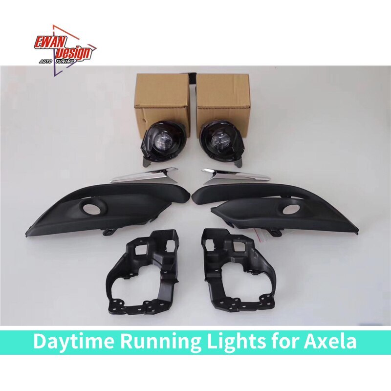 1/Set 2PCS New Type Style Light DRL Fog Lamp  For Axela 2016 - 2019
