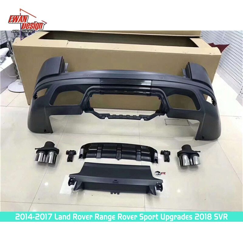 1/Set New Style Body Kit SVR Type Bumper Rear Bumper Side Bumper 2018 Body Kit For Land Rover Range Rover 2013 2017