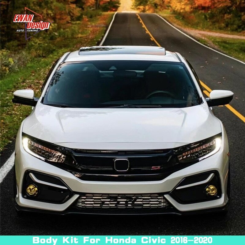 New Type Body Kit New Style Bumper 2016 2020 Upgrade Type R Body Kit for Honda Civic
