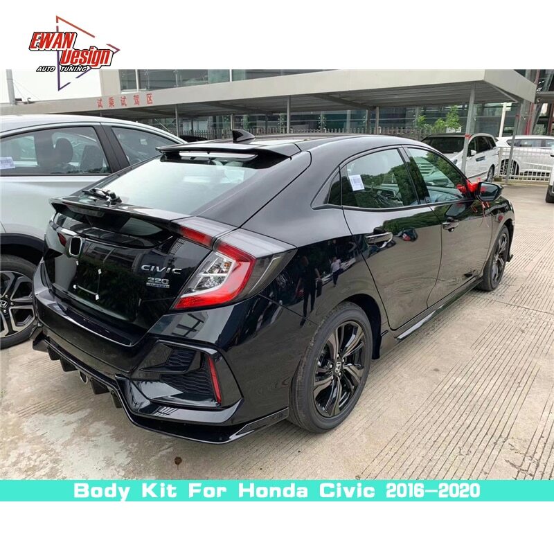 New Type Body Kit New Style Bumper 2016 2020 Upgrade Type R Body Kit for Honda Civic