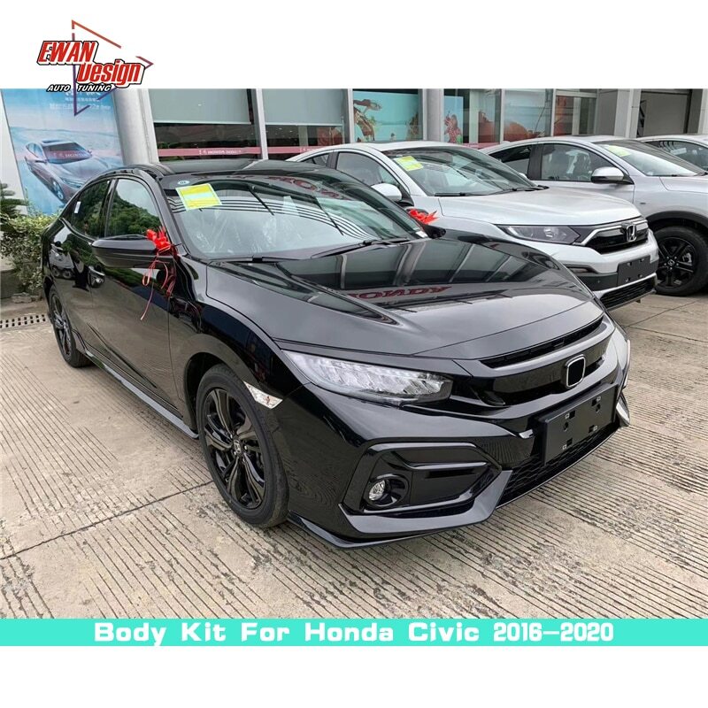New Type Body Kit New Style Bumper 2016 2020 Upgrade Type R Body Kit for Honda Civic
