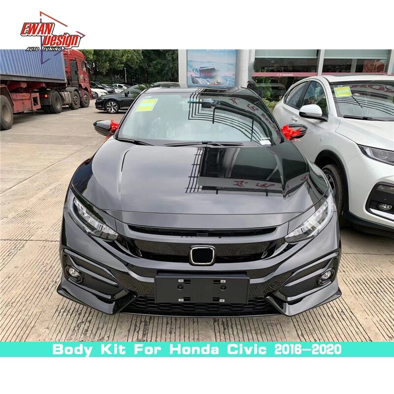 New Type Body Kit New Style Bumper 2016 2020 Upgrade Type R Body Kit for Honda Civic