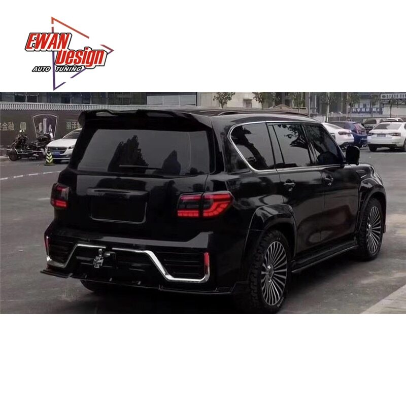 1/Set New Design Body Kit New Type Bumper Rear Bumper Side Bumper Upgrade Body Kit For Nissan Patrol 2017 - 2021