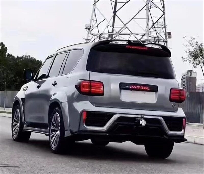 1/Set New Design Body Kit New Type Bumper Rear Bumper Side Bumper Upgrade Body Kit For Nissan Patrol 2017 - 2021