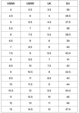 Size Guide