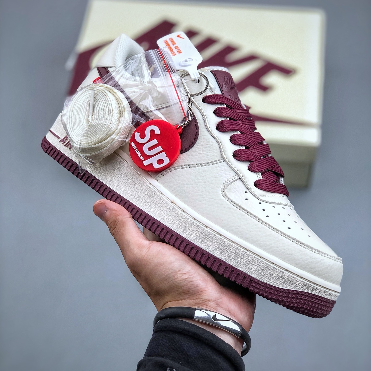 supreme x the north face x nike air force 1