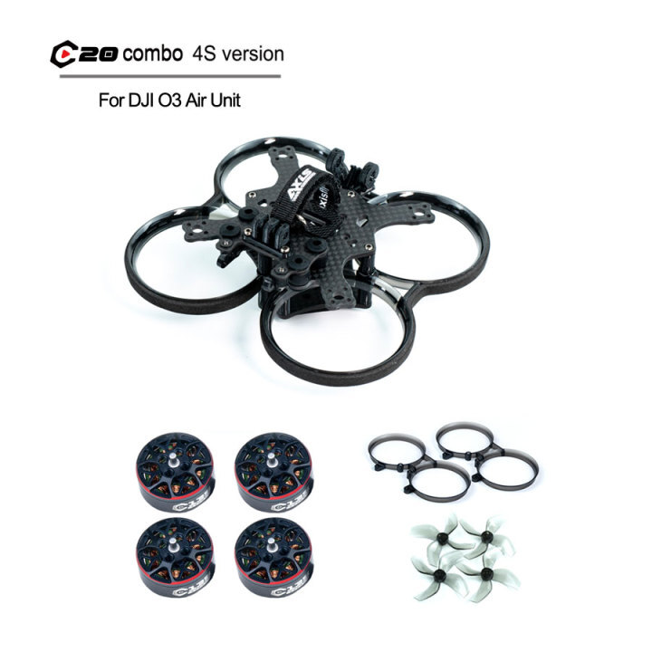Axisflying cineon C20 V2 / 2inch frame kit and C135 motors combo - Get free  1 set props and 1 set Guards