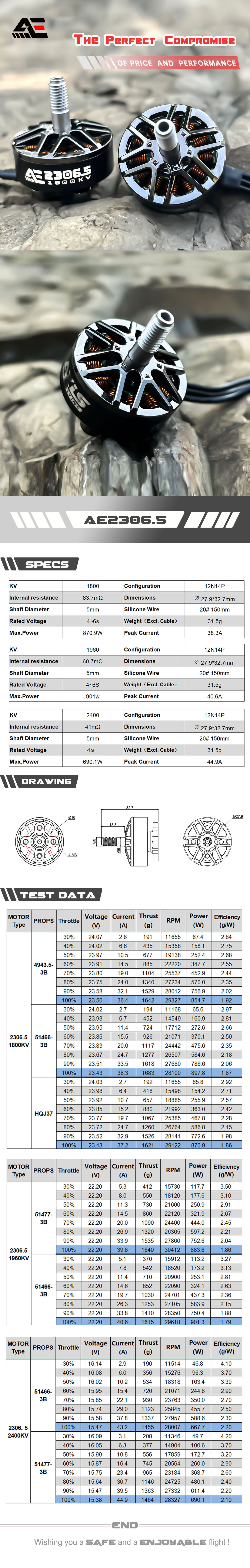 Axisflying 5inch brushless economic fpv motor AE2306.5 for Arco / Flow / Bando freestyle AE2306.5 brushless economic fpv motor for 5inch drone propeller 2306 drone motors,drone motos,motors,fpv motors,brushless drone motors,motor for 5inchfpv