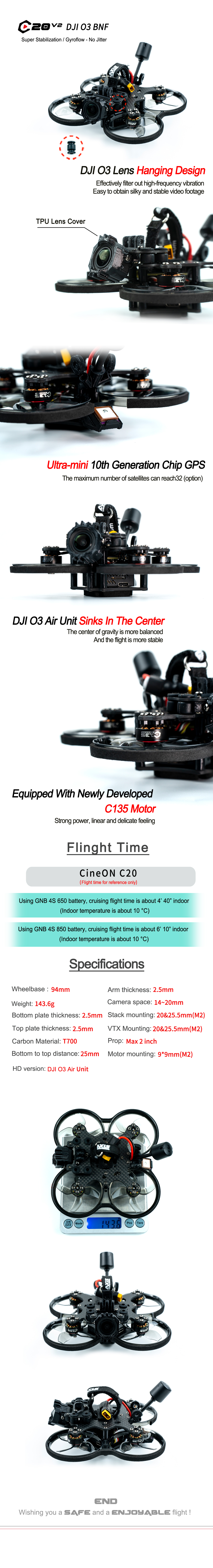 Axisflying cineon C20 V2 / 2 英寸 sub250g DJI O3 空中单元 fpv 无人机-4S（透明灰色）C20 V2 BNF 无人机电影无人机、cinewhoop 无人机、远程无人机、自由式无人机、fpv 无人机、fpv 四轴飞行器、3.5 英寸电影无人机、3.5 英寸电影四轴飞行器、3.5 英寸 cinewhoop 四轴飞行器、3 英寸 cinewhoop 四轴飞行器、3 英寸电影四轴飞行器，与 dji 四轴飞行器相同，2.5 英寸 whoop，2.5 英寸 cinewhoop，2.5 英寸室内无人机，2.5 英寸框架，sub250g，sub250gfpv，2 英寸 cinewhoop，2 英寸室内无人机，DJI O3，DJI O3 BNF，DJI O3 无人机