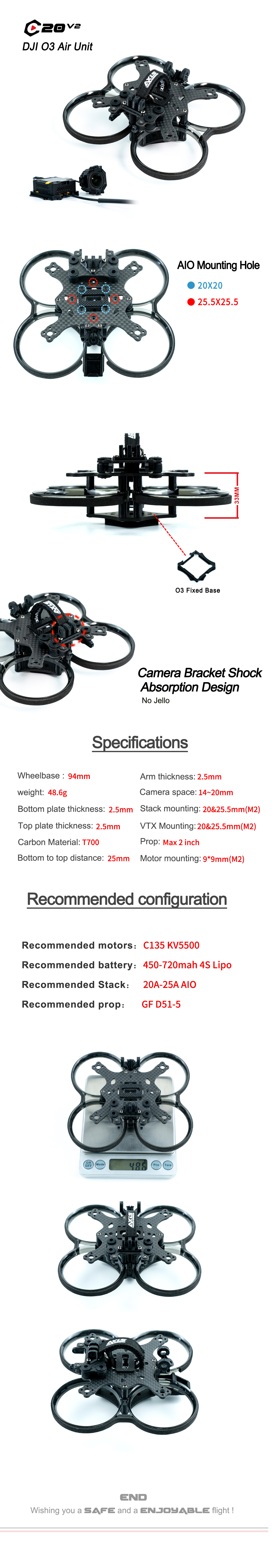 Axisflying cineon C20 V2 / 2 inch indoor cinewhoop / cinematic shooting frame kit  Axisflying Z20 2 inch cinewhoop rc carbon fiber fpv drone frame kit cinematic drone,cinewhoop drone,longrange drone,freestyle drone,fpv drone,fpv quads,3.5" cinematic drone,3.5" cinematic quads,3.5" cinewhoop quads,3"cinewhoop quads,3"cinematic quads,the same as dji quads,2.5" whoop,2.5"cinewhoop,2.5"indoor drone,2.5" frame,2"cinewhoop,2"indoor quads,2"indoor drone,2"frame,carbon fiber fpv drone frame,cinewhoop fpv drone frame