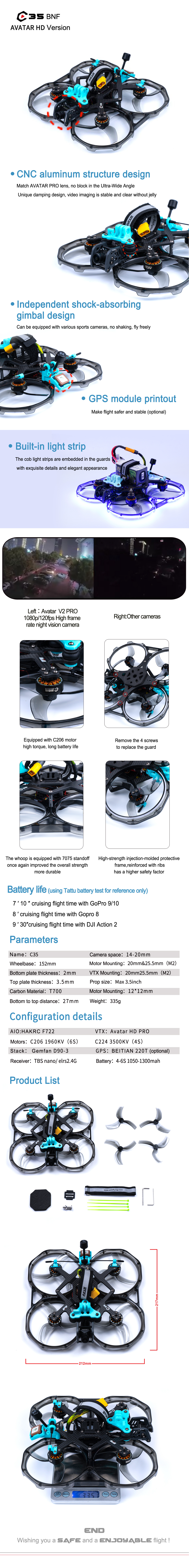 Axisflying cineon C35 V2 / 3.5 inch Walksnail Avatar HD Pro Kit 32G fpv drone - 4S/6S C35 V2 BNF drone Walksnail Avatar HD PRO cinematic drone,cinewhoop drone,longrange drone,freestyle drone,fpv drone,fpv quads,3.5" cinematic drone,3.5" cinematic quads,3.5" cinewhoop quads,3"cinewhoop quads,3"cinematic quads,the same as dji quads,2.5" whoop,2.5"cinewhoop,2.5"indoor drone,2.5" frame,sub250g,sub250gfpv,2"cinewhoop,2"indoor drone,DJI O3,DJI O3 BNF,DJI O3 DRONE