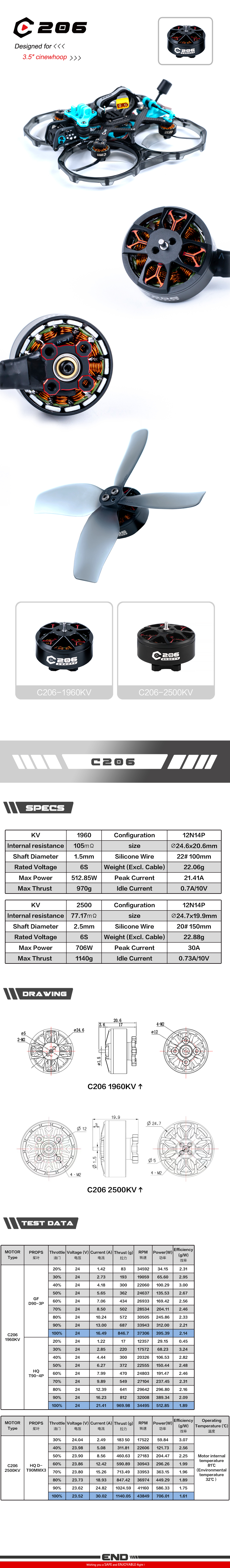 Axisflying fpv 無刷電機C206 2006 適用於3.5 英寸6S 電影和電影無人機Axisflying fpv 無刷電機C206 2006 適用於3.5 英寸電影和電影無人機無刷電機，fpv 電機，電影電機，電影電機，室內電機，7 吋遠程電機，cinelifter X8 電機，遠程電機,自由式電機,5吋無人機電機,優質電機,賽車電機,大疆電機,2306電機,2207電機,1507電機,2204.5電機,2004電機,2807.5馬達,3010馬達,1303.5馬達,1404.5馬達,DJI馬達,5吋馬達,6吋馬達,7吋馬達,2吋馬達,2.5吋馬達,3吋馬達,3.5吋〉馬達,FPV四軸馬達