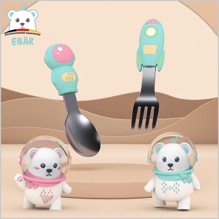 EBÄR Germany  Ebarkids Self feeding cutlery toddler spoon and forks