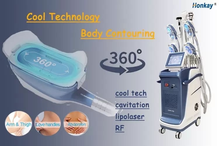 New Arrival 360 lipo cryo cool tech criolipolisis slimming coolsculption fat freezing radio frequency weight loss cryolipolysis machine 5 in 1 360 Cryolipolysis Machine | Honkay cryolipolysis machine,fat freezing machine,criolipolisis slimming machine