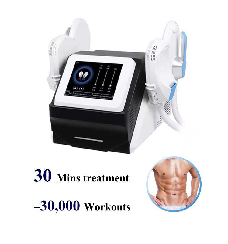 4 handles HIEMT slimming machine muscle build ems body sculpting Electromagnetic muscle stimulator body shaping ems sculpting machine Black 4 handles HIEMT EMS Sculpting Machine | Honkay ems sculpting machine,ems body sculpting machine,ems sculpting machine price