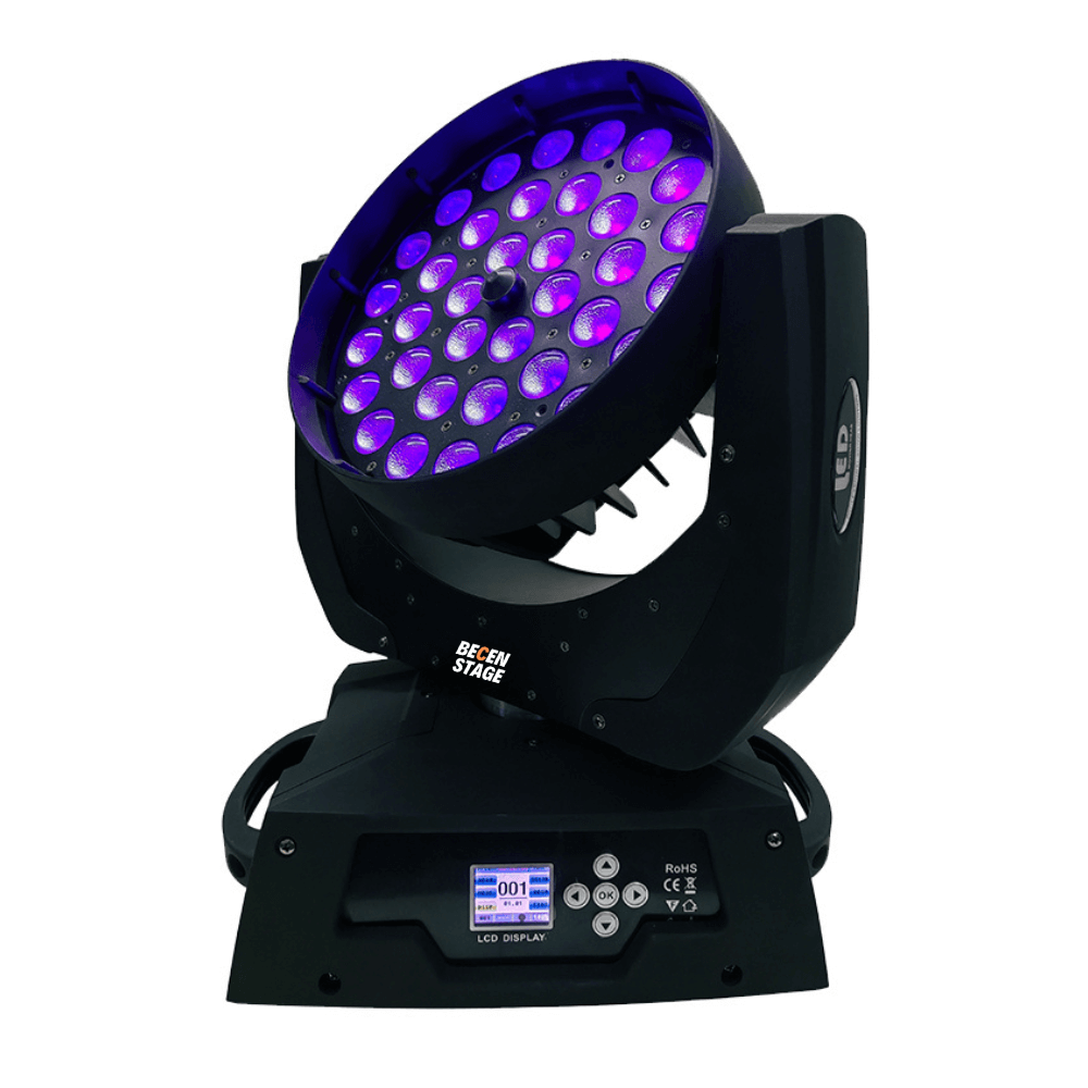36x6in1 Zoom 10-60 degree Led Moving Head Lightt Show Lighting