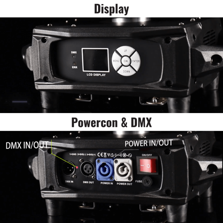 BECEN 260W 9R Beam Moving Head Light DJ Show Stage Pro Lights