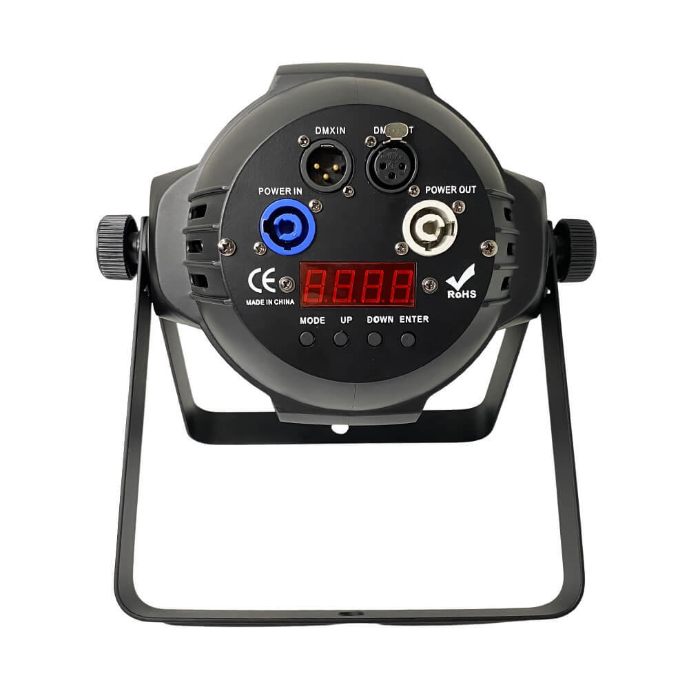 BECEN 18x18W RGBWA UV 6IN1 Zoom Led Par Light Par 64 Led Show Light