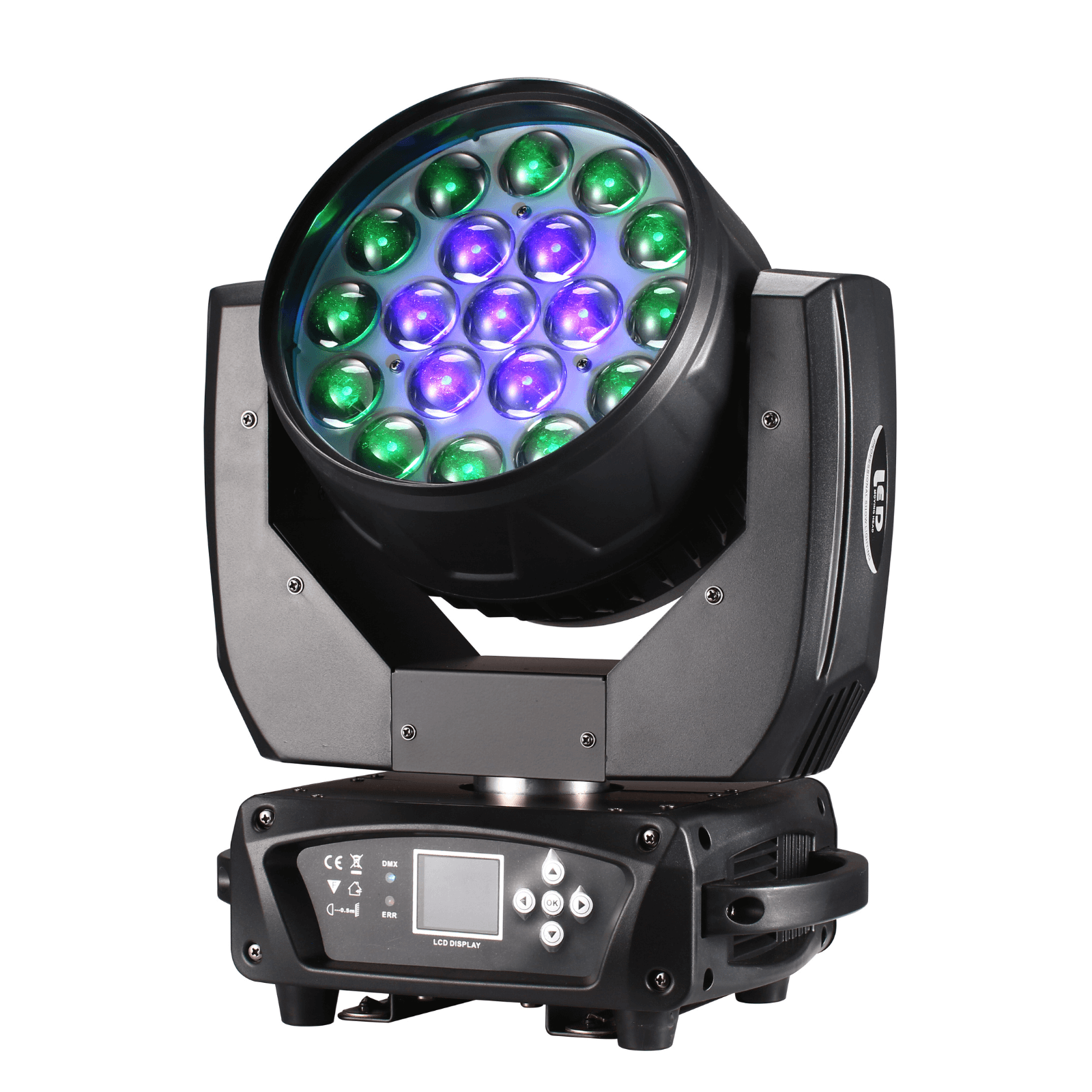 19X15W RGBW 4in1 Zoom Led Moving Head Lights Stage Equipment For