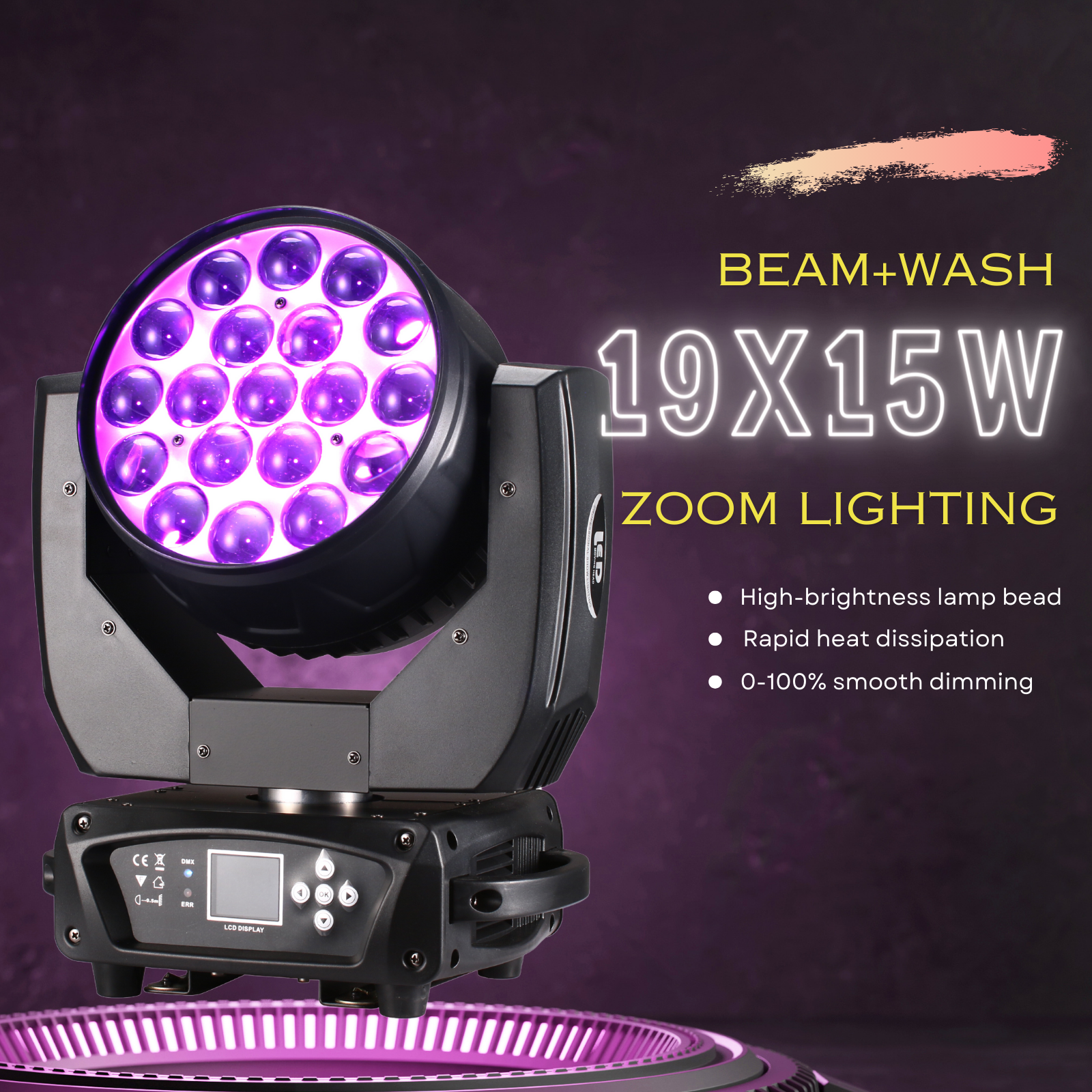 19x15W_RGBW_Wash_Zoom_Led_Movi