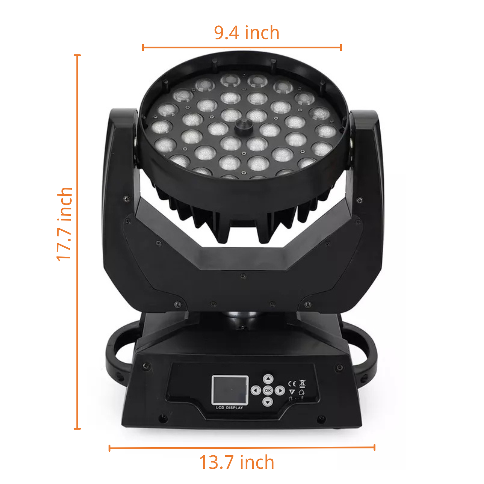 36x6in1 Zoom 10-60 degree Led Moving Head Lightt Show Lighting