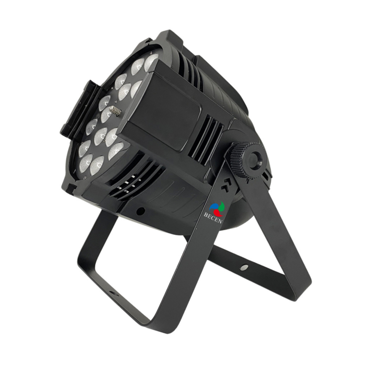 BECEN 18x18W RGBWA UV 6IN1 Zoom Led Par Light Par 64 Led Show Light