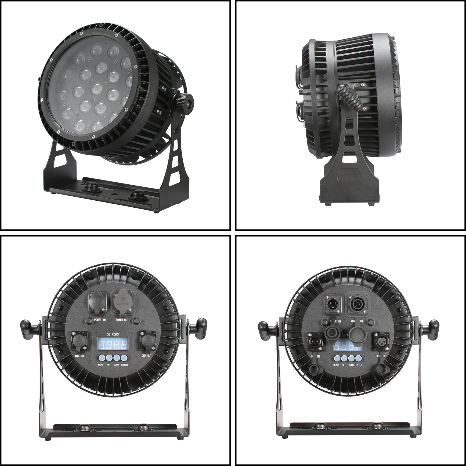 その他 PAR3 Lite edition IP65 20x18w 6in1 Led Par Light Zoom 10-55 degree 7/11CH For Church