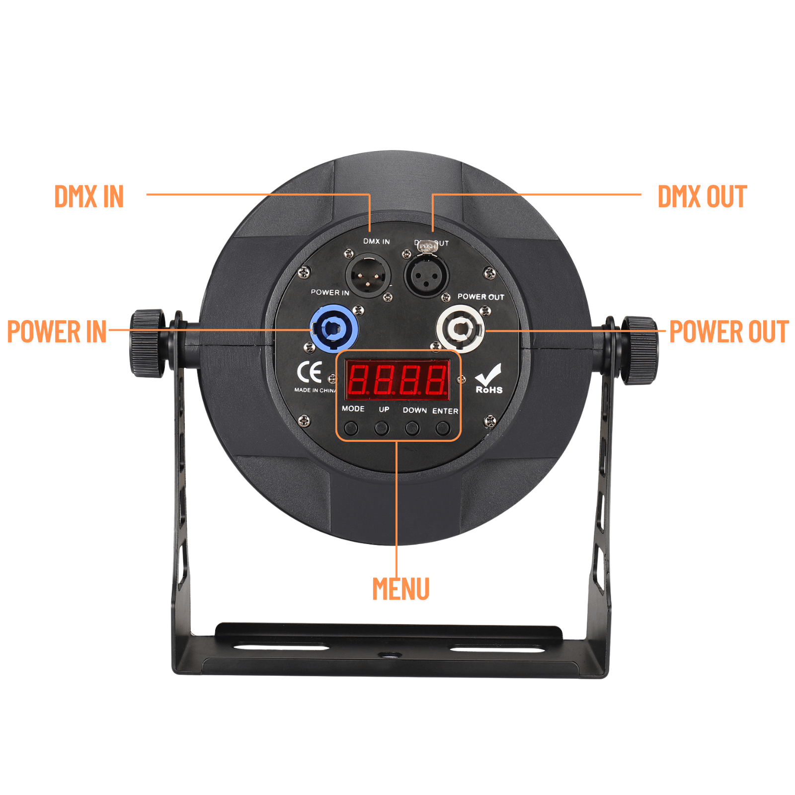 New 20x18w 6in1 Led Zoom Par Light 10-55 degree 7/11CH DJ Show