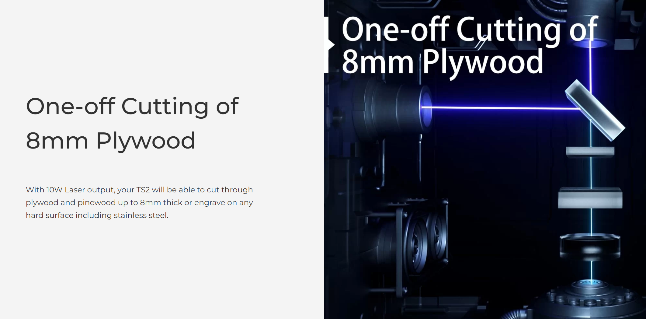 TS2 10W Diode Laser Engraver laser machine