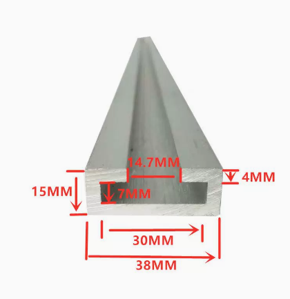 HAILIJU Precision sliding table saw accessories (aluminum angle ruler 1.2m long)  