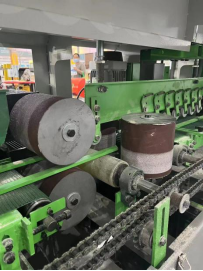 HAILIJU Moving the four sided sanding machine  