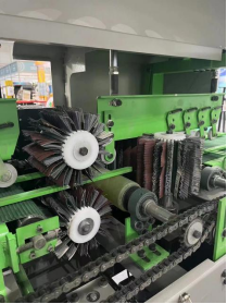 HAILIJU Moving the four sided sanding machine  