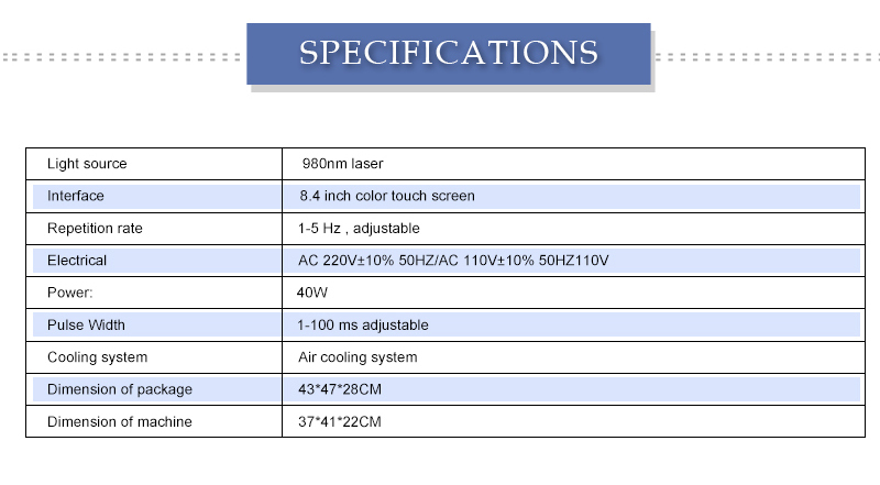 Laser Spider Vein Removal Machine  