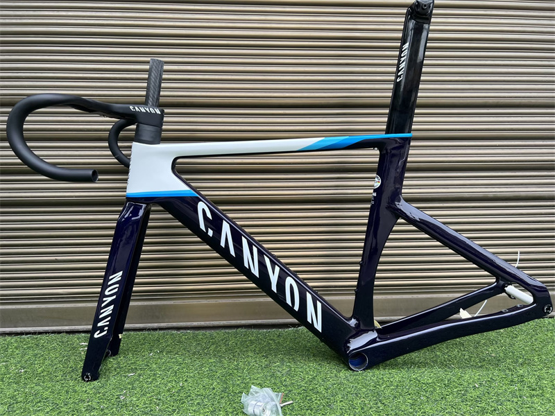 UD Glossy Blue White CANYON AEROAD Carbon Road Bike Frames with XXS XS