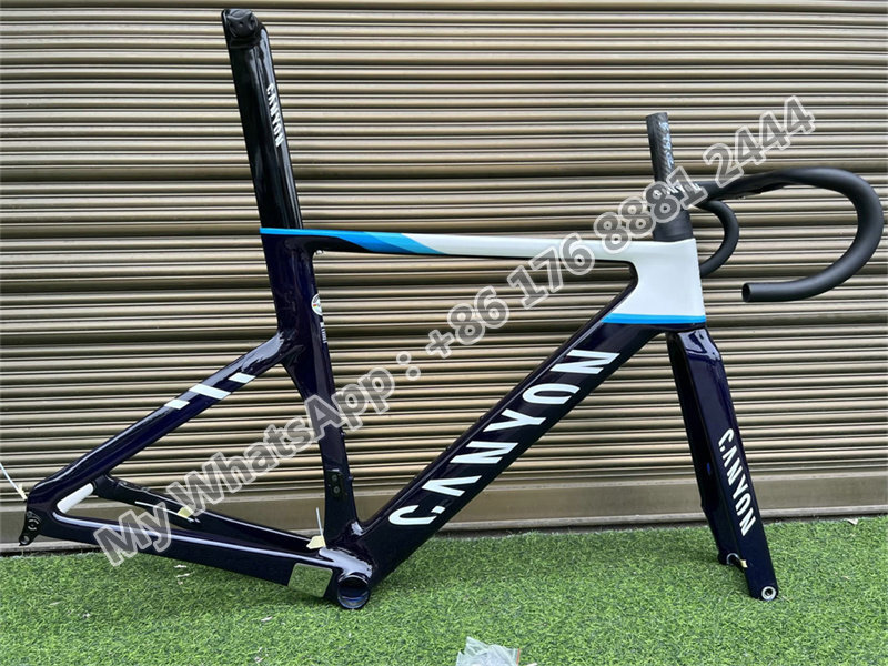 UD Glossy Blue White CANYON AEROAD Carbon Road Bike Frames with XXS XS
