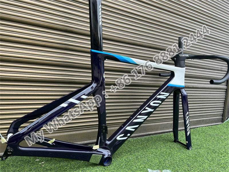 UD Glossy Blue White CANYON AEROAD Carbon Road Bike Frames with XXS XS