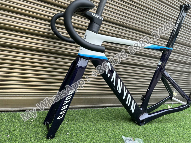 UD Glossy Blue White CANYON AEROAD Carbon Road Bike Frames with XXS XS