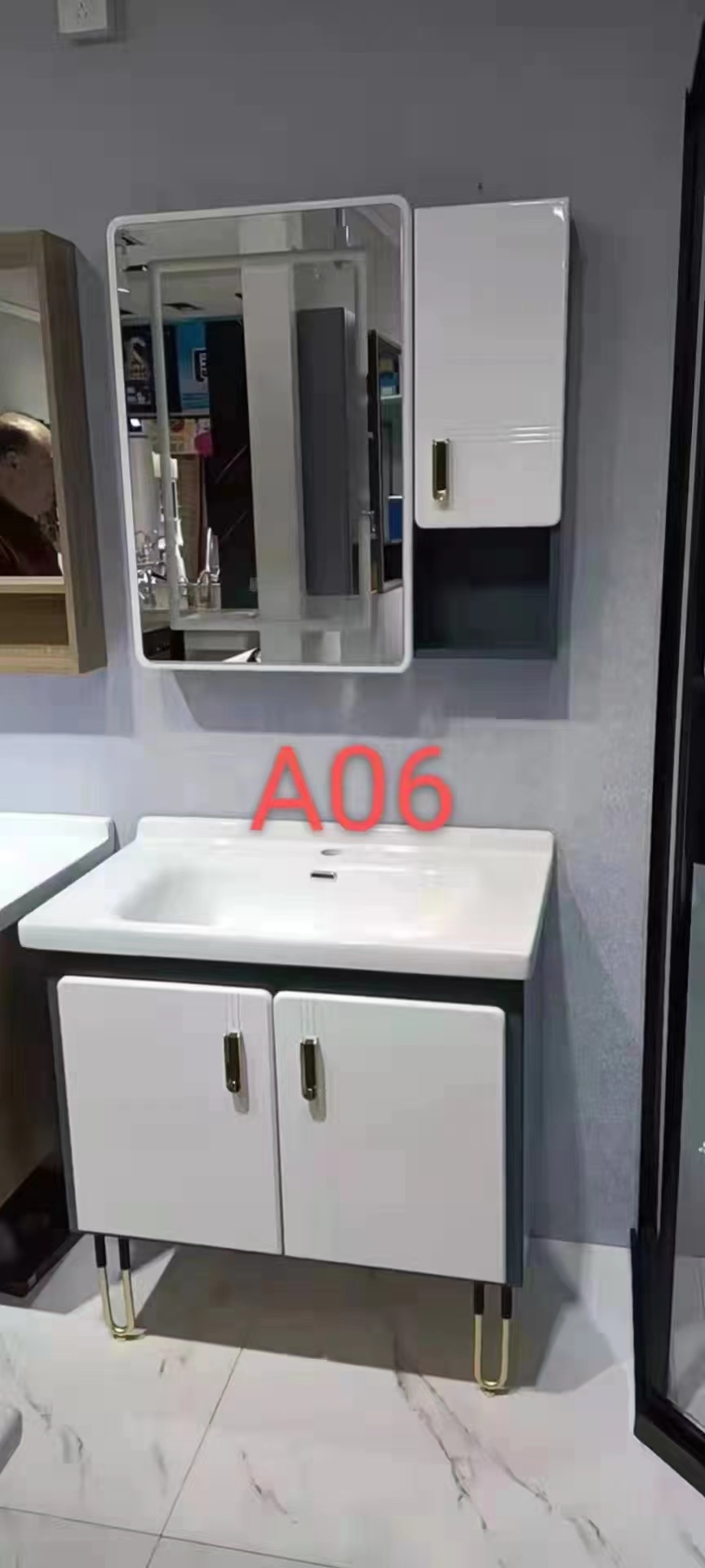 in stock pvc bathroom