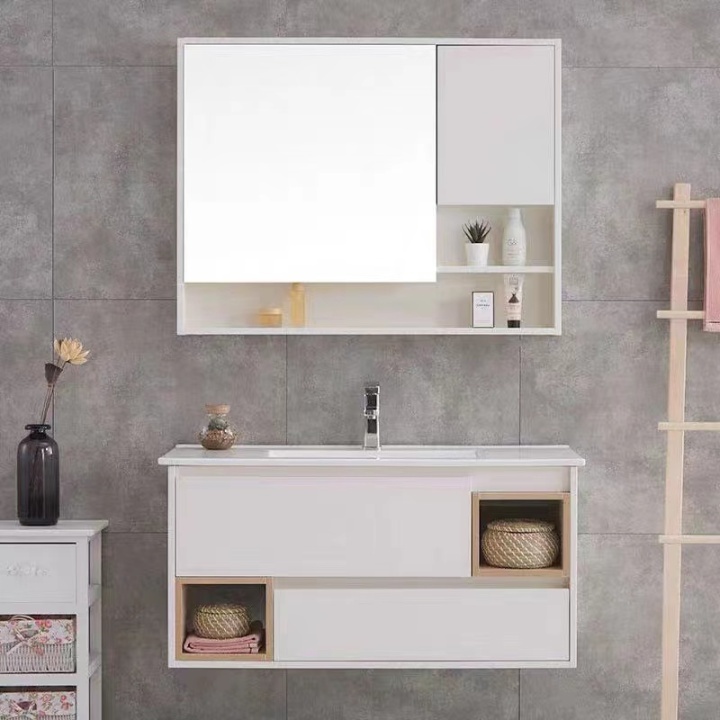 New Design High Density Colorful Laminated PVC bathroom model ke39