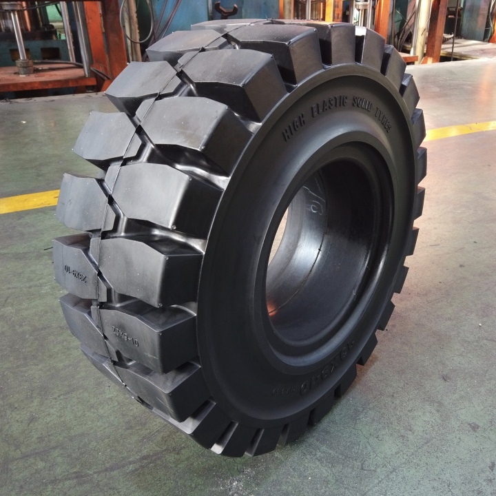 China factory direct forklift tyres 23x9-10 quick clip solid tires for linde forklift  