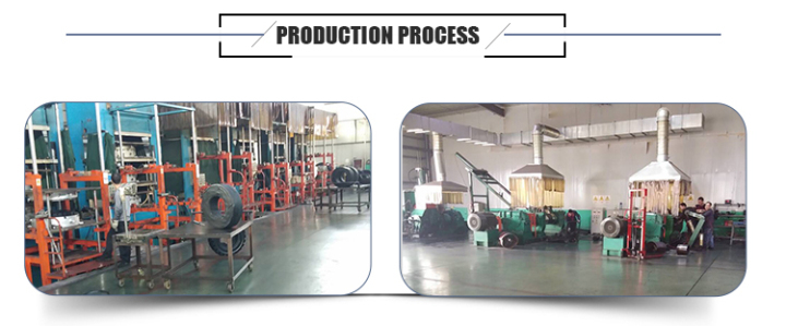 High Quality Aerial work platform tyre solid rubber wheel 323*100  