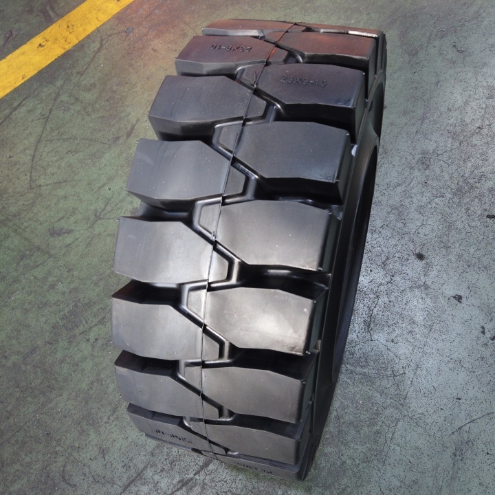China factory direct forklift tyres 23x9-10 quick clip solid tires for linde forklift  